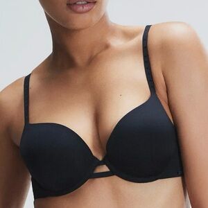 NWT Savage X Fenty Black Core Microfiber T Shirt Bra Size 38DD